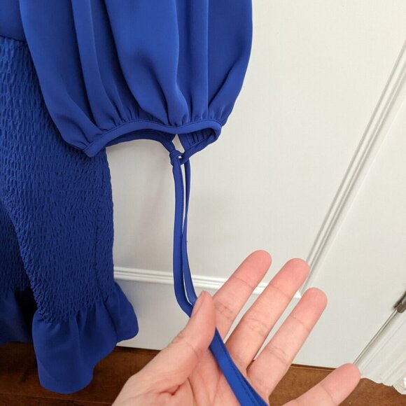 Amanda Uprichard women's blue dress in size small - Picture 10 of 12